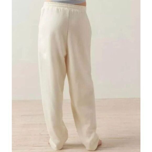 Urban Outfitters Women's Sz M Ivory Out From Under Jayden Lace-Inset Sweatpants - Picture 11 of 13